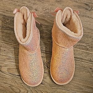 UGG Sparkling Pink Glitter Boots